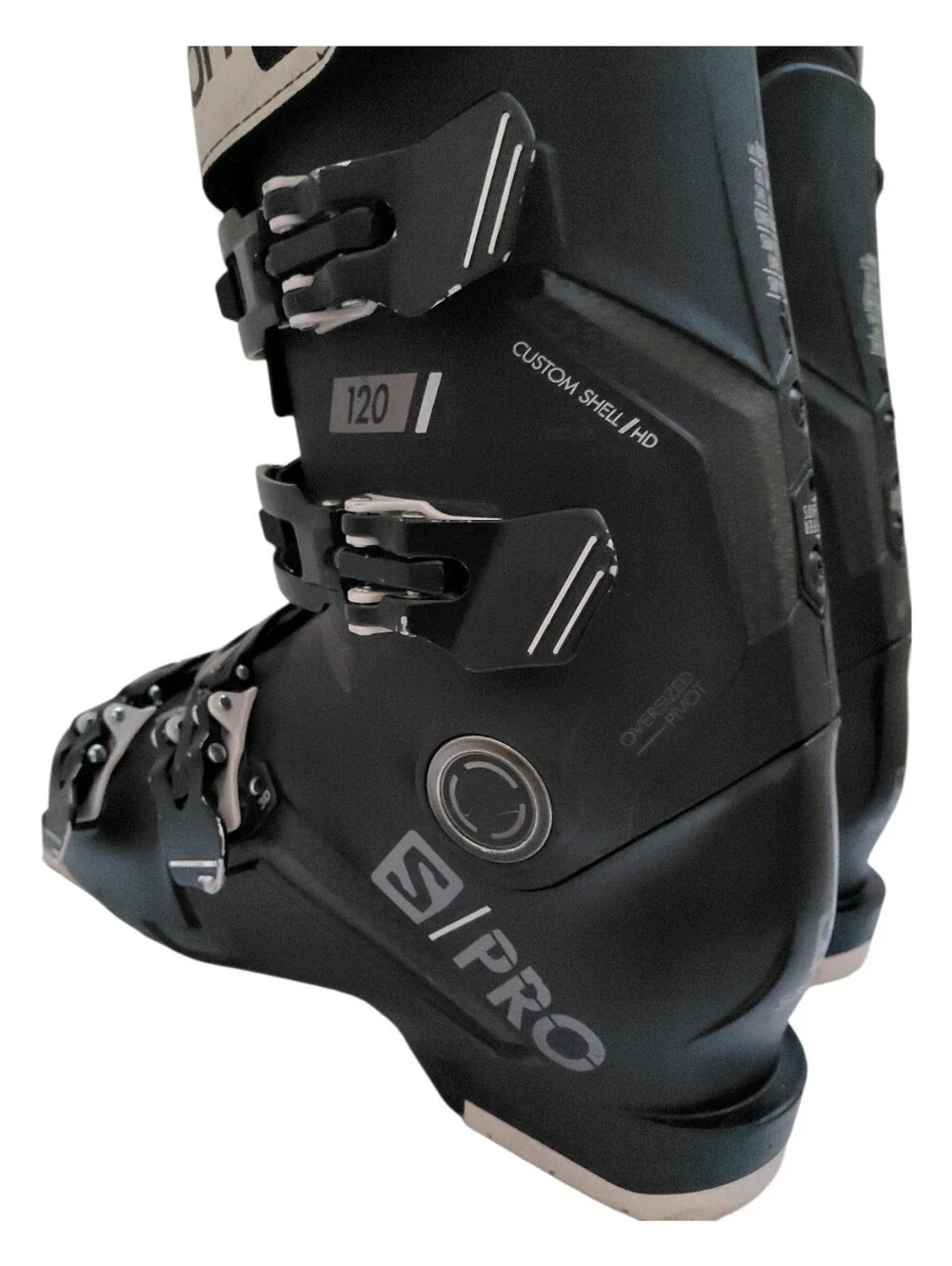 Salomon S/Pro 120 Custom Shell HD Alpine Ski Boots Mondo 27 Black EUC